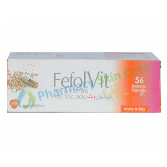 FefolVit Spansule Capsule Glaxosmithkline Anti-Anemic + Vitamin Preperation Iron&Vitamins