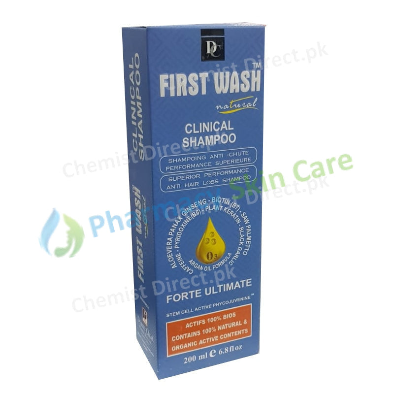 First Wash Natural Clinical Shampoo Fort Ultimate 200Ml Hair Care