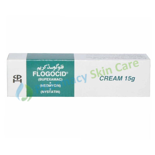 Flogocid Cream 15m Continentalpharma Anti Fungal Nystatin 100000IU Neomycin 2500IU Bufexamac 50mg