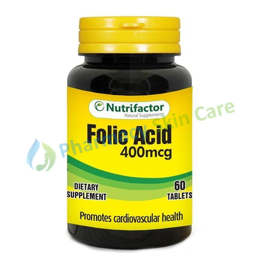 Folic Acid 400mcg Tablet Nutritional Supplement