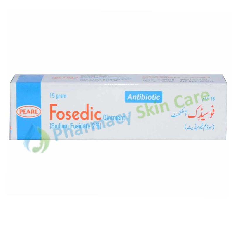 Fosedic 15g Ointment Oint Pearl Pharmaceuticals Anti Bacterial Sodium Fusidate