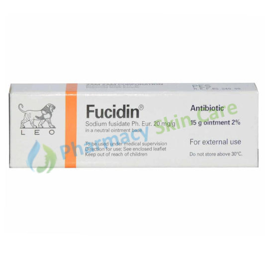 Fucidin Ointment 2% 15gram leo Pharmaceuticals Anti-Bacterial Sodium Fusidate