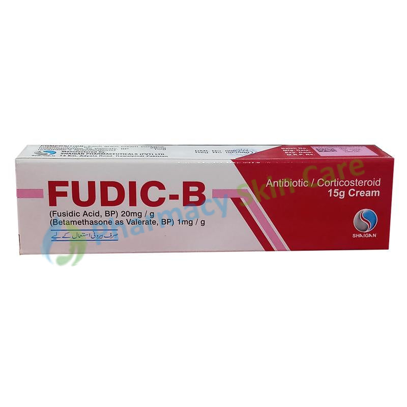 Fudic B Cream 15gm Shaigan Pharmaceuticals Anti bacterial