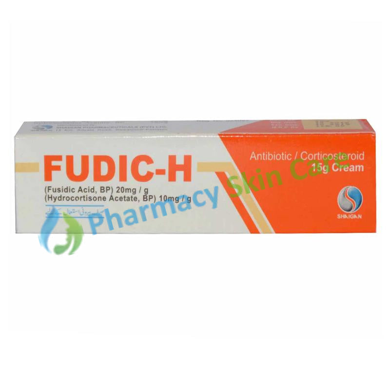 Fudic H Cream 15g Shaigan Pharmaceuticals Anti Bacterial Corticosteroids Fusidic Acid 300mg Hydrocortisone 150mg