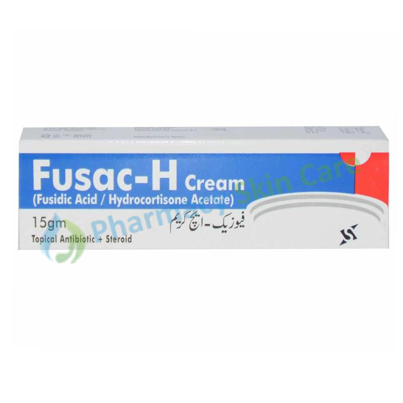 Fusac H Cream 15gm Santepharma Anti bacterial Corticosteroids Fusidic Acid 2 Hydrocortisone Acetate 1