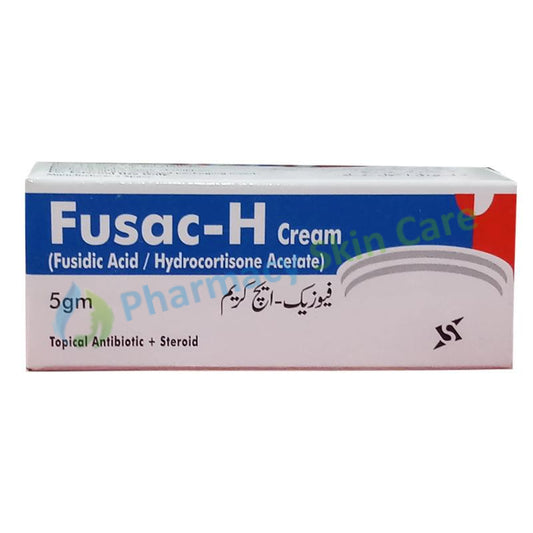 Fusac H Cream 5G Santepharma Anti bacterial Corticosteroids Fusidic Acid 2 Hydrocortisone Acetate 1
