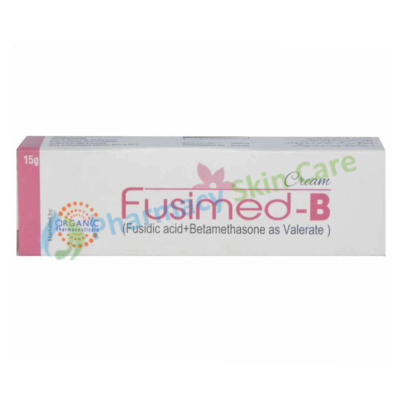 Fusimed B 15G Cream Organic Pharma Anti bacterial Fusidicacid Betamethasone As Valerte