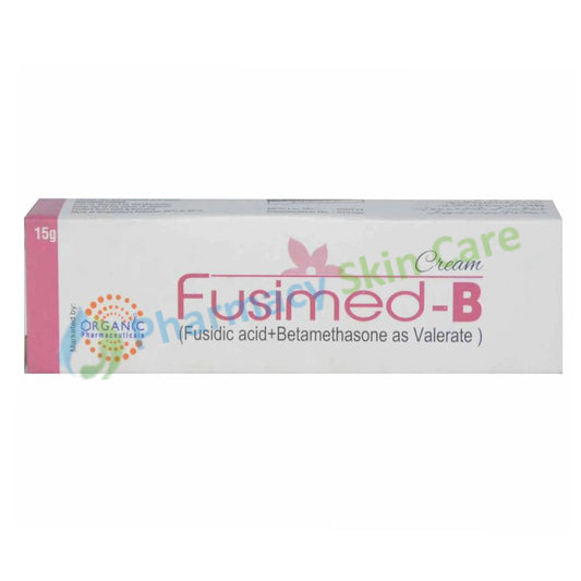Fusimed B 15G Cream Organic Pharma Anti bacterial Fusidicacid Betamethasone As Valerte
