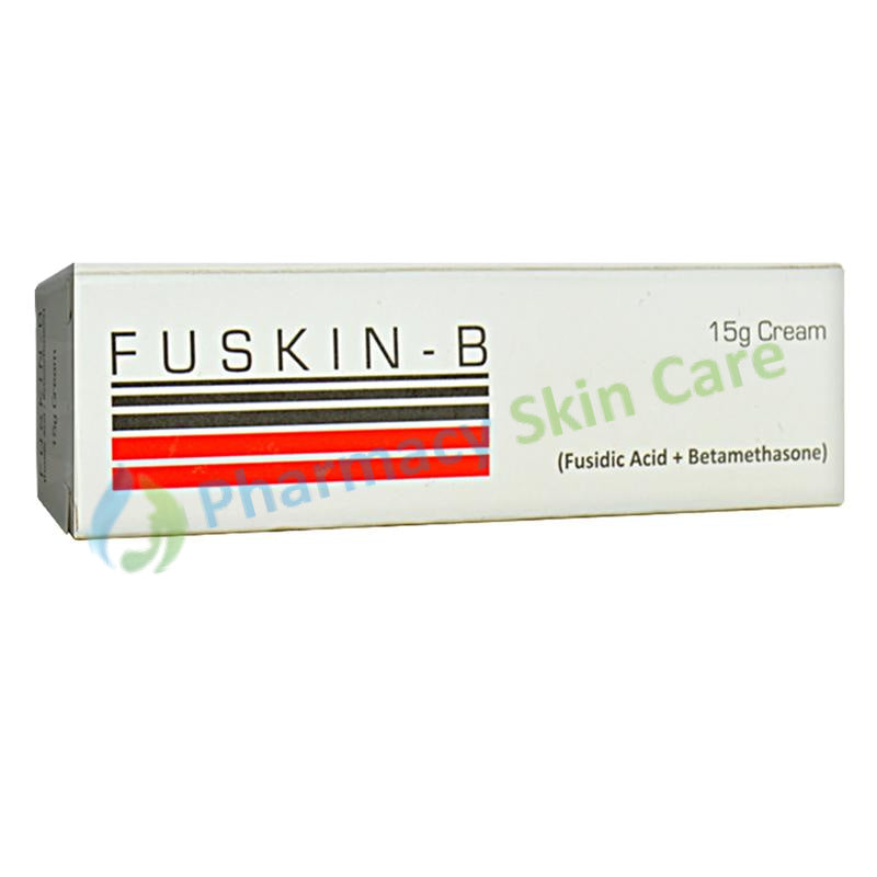 Fuskin b cream 5-g pharma health pakistan pvt  Ltd corticosteroid anti bacterial fusidicacid 2 betamethasonevalerate 0.1