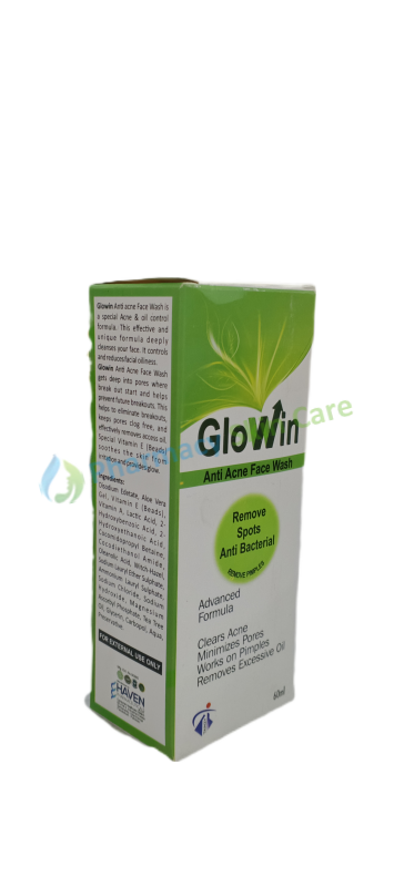 Glo Win Anti Acne Face Wash 60ml face wash