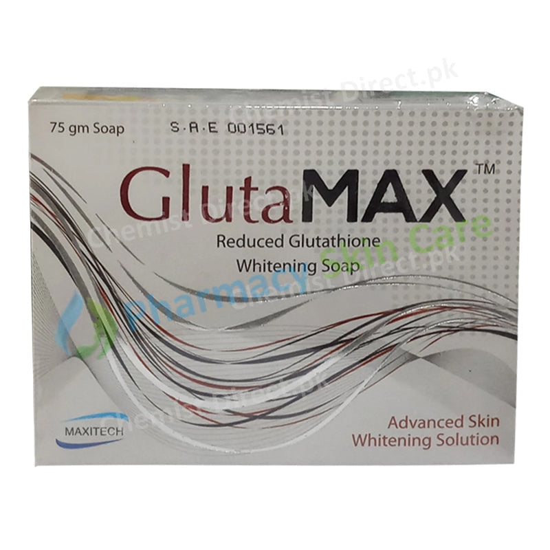 Gluta Max Soap 75gm Maxitech Pharma Advanced Skin Whitening Solution