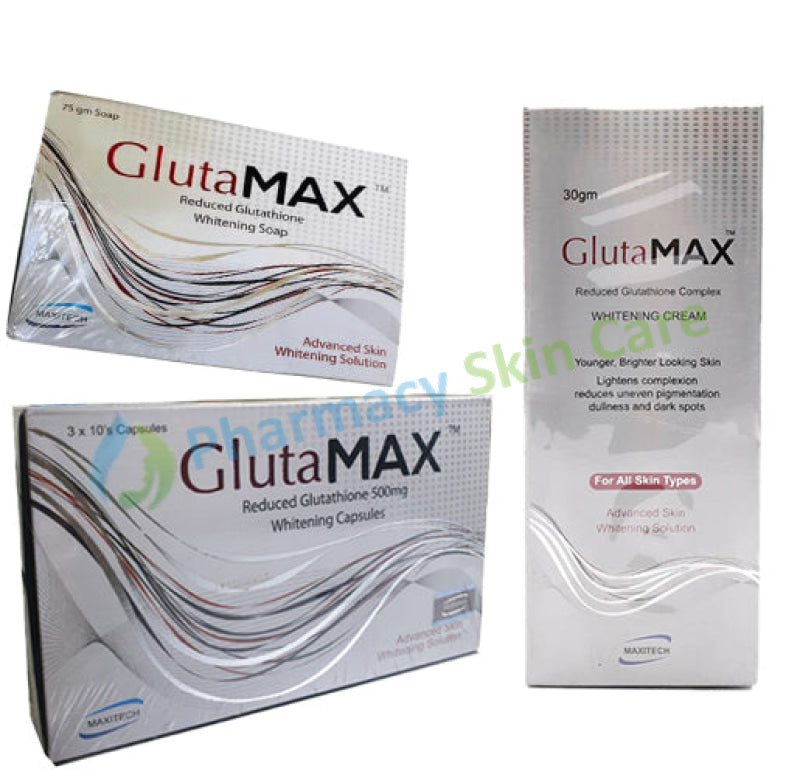 Glutamax Whitening Formula 3 In 1 Pack Skin Care
