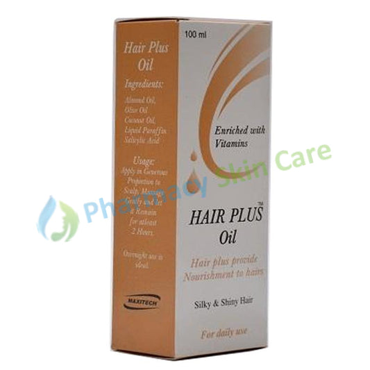 Hair Plus Oil 100ml Liquid Maxitech Pharma Hair Plus Provide Nourishment To Hair Vitamins