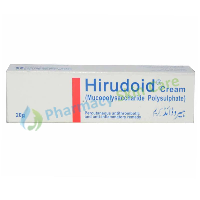 Hirudoid Cream 20gram Anti-inflamatory+ Anti-thrombotic Mucopolysaccharide Polysulphate 0.3gm