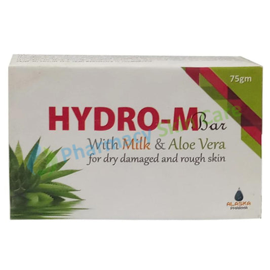 Hydro-M Bar 75gram Alaska Pharma Dry Damage Rough Skin Milk Aloe Vera