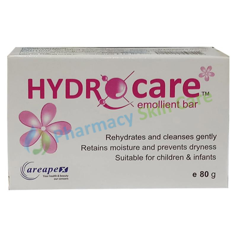 Hydrocare emollient Bar 80gram Careapex Health Beauty