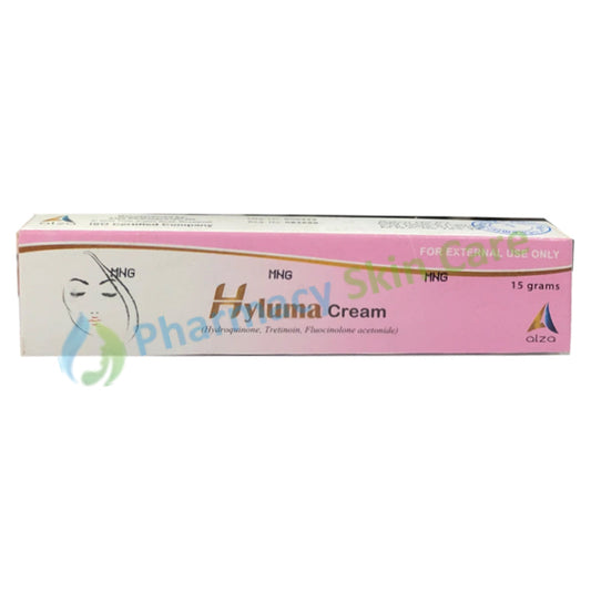 Hyluma Cream 15gram Alza Pharma Hydroquinone Tretinoin Fluocinolone acetonide