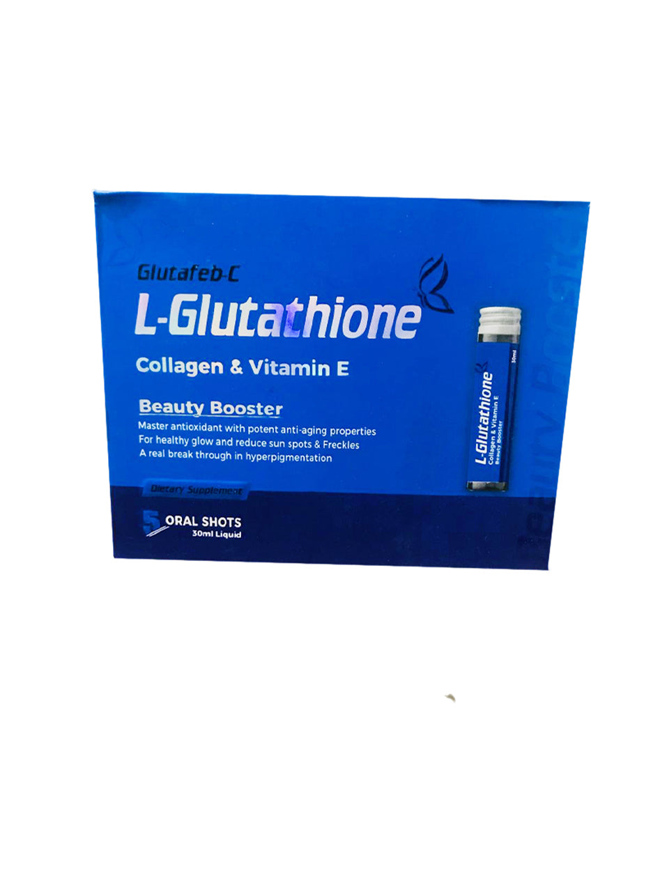 Glutafeb-C L-Glutathione Collagen & Vitamin E Oral Shots