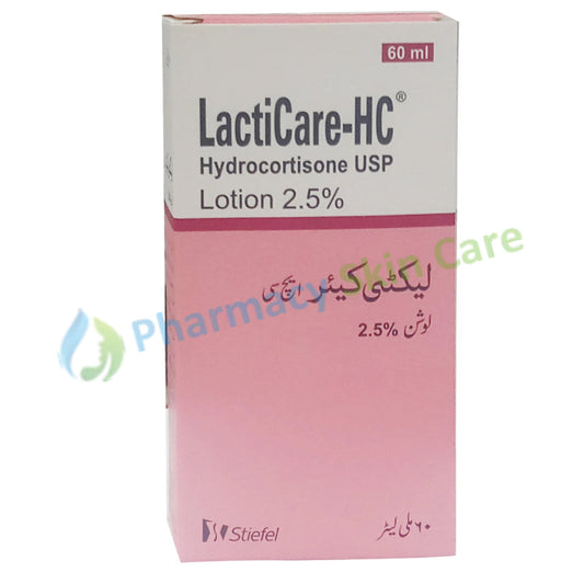 Lacticare HC Lotion 2.5 GLAXOSMITHKLINE Corticosteroids Hydrocortisone