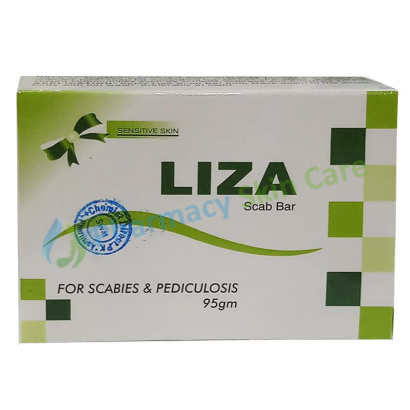 Liza  Scab Bar 95gm Soap or Scabies Pediculosis