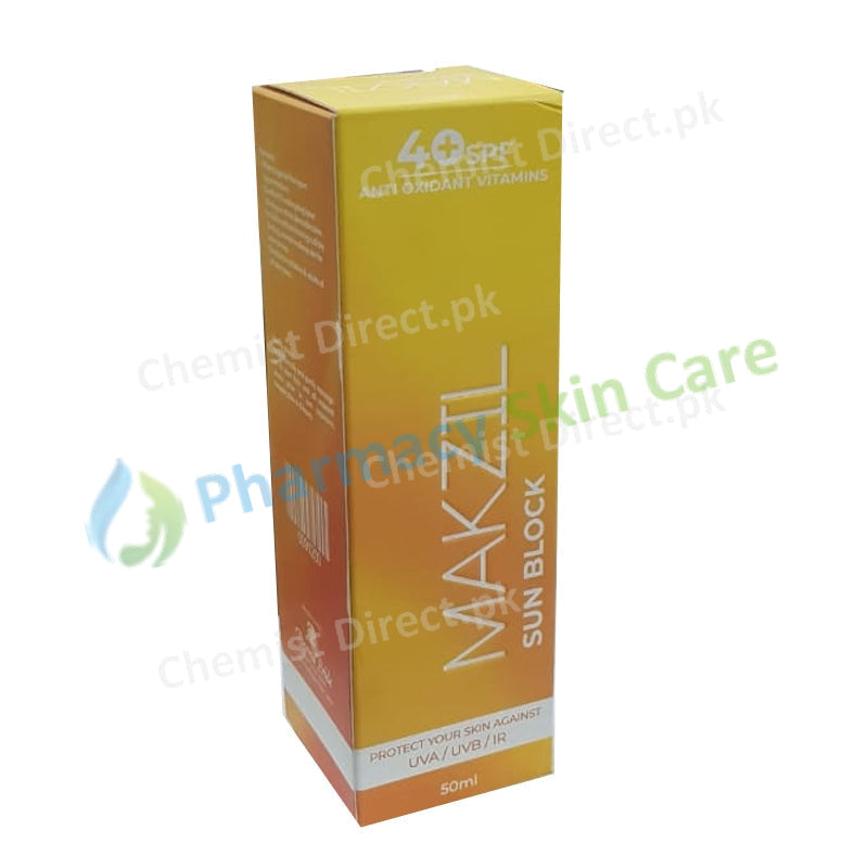 Makzil Anti Oxidant Vitamins Sunblock Spf 40 50Ml Skin Care