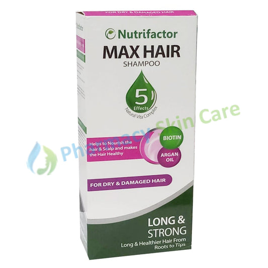 Max Hair Shampoo 200ml Nutrifactor Pvt ltd Herbal Supplement Anti Hair Loss Herbal Shampoo.