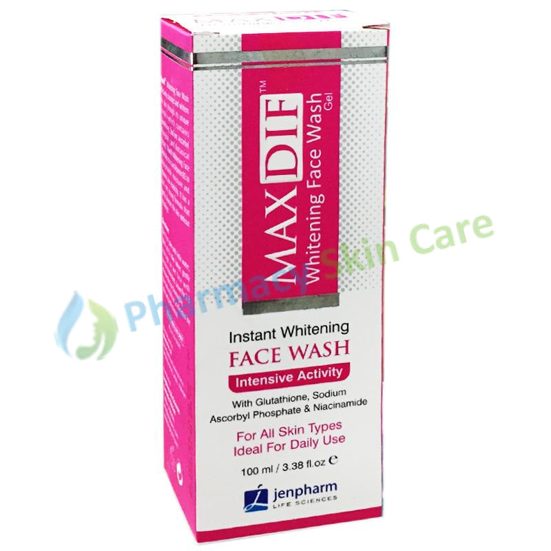 Maxdif Whitening Facewash Gel 100ml