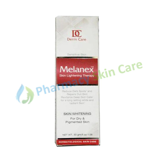 Melanex Cream 30gram Skin Lightening Therapy Derm Care