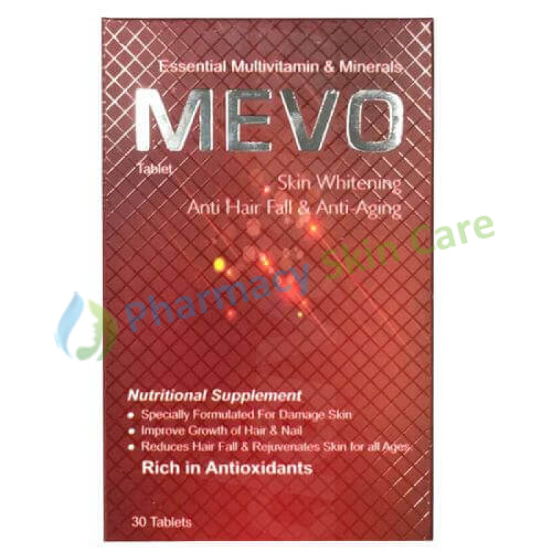 Mevo Skin Whitening Anti Hair Fall & Anti-Aging Tablet Care