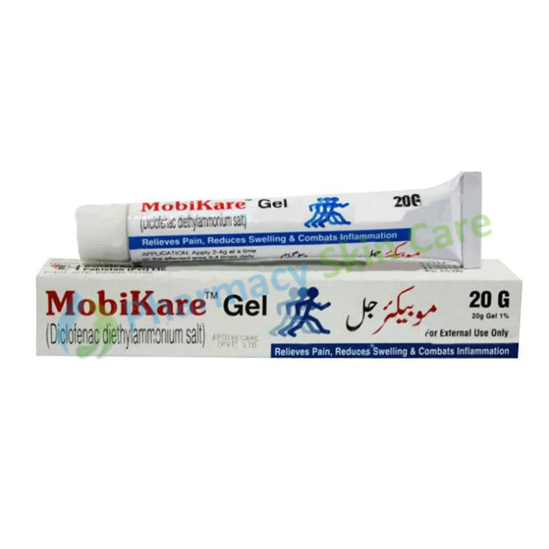 Mobikare Gel 20gm Diclofenac Diethylammonium Salt Barrett Hodgson Nsaid