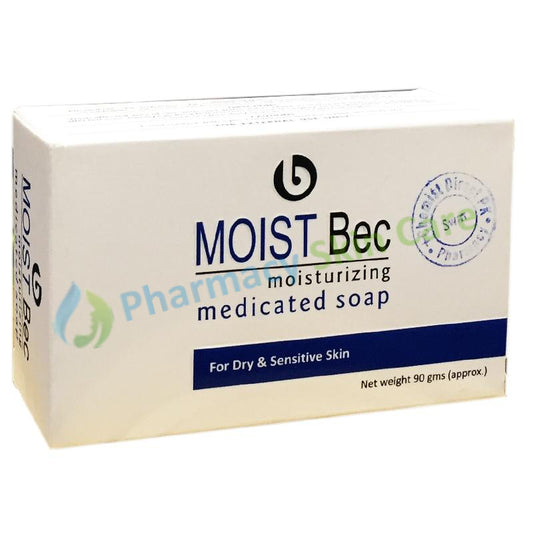 MoistBec Soap 90gm Rosuvastatin For Dry and Sensitive Skin Rafaq Cos Ceuticals