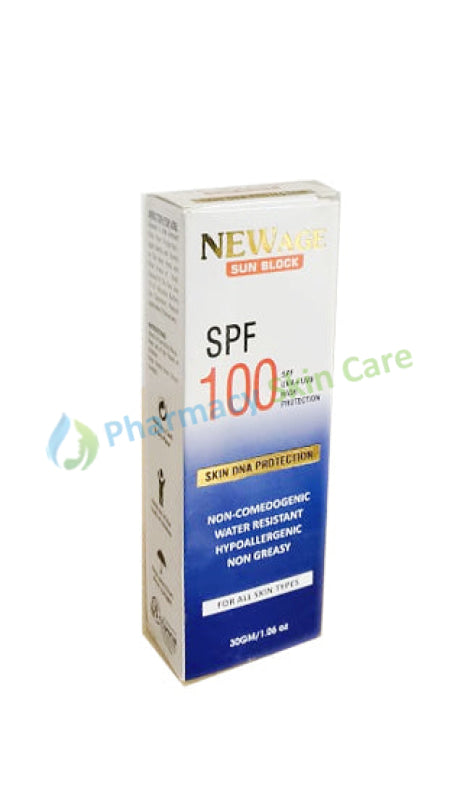 New Age Sun Block SPF100 sunblock