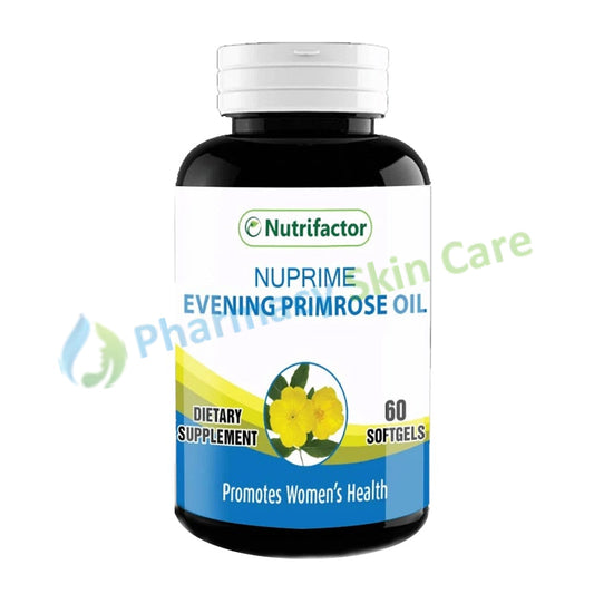 Nuprime Soft gels Evening Primrose oil Nutrifactor Lab Nutritional Supplement