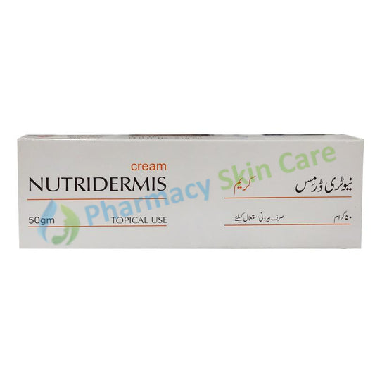 Nutridermis Cream 50g Valor Phramceuticals Sodium Lactate Urea Sodium Pyrrolidone Carboxylate Emolient & Protectant