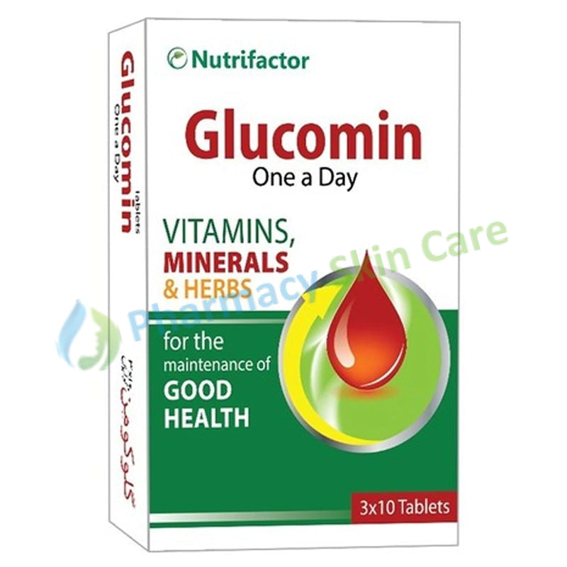 Nutrifactor Glucomin one a day Vitamins Mineralsand Herbs