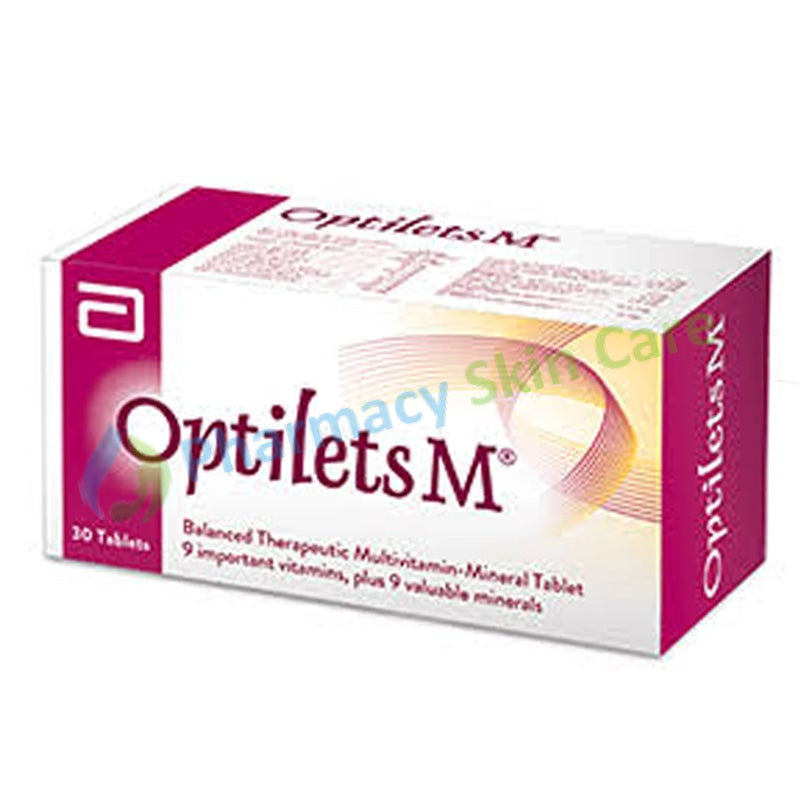 Optilets M Tablet Abbott Laboratories Pakistan Ltd Vitamins And Minerals Vitamin C 200mg Nicotinamide 100mg Calcium Pantothenate 20mg Vitamin B 110mg Vitamin B 25mg Vitamin B 65mg