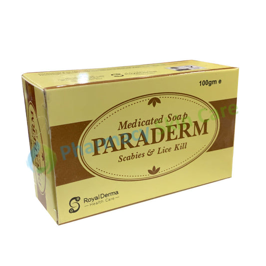 Paraderm Medicated Soap 100Gm Skin Care