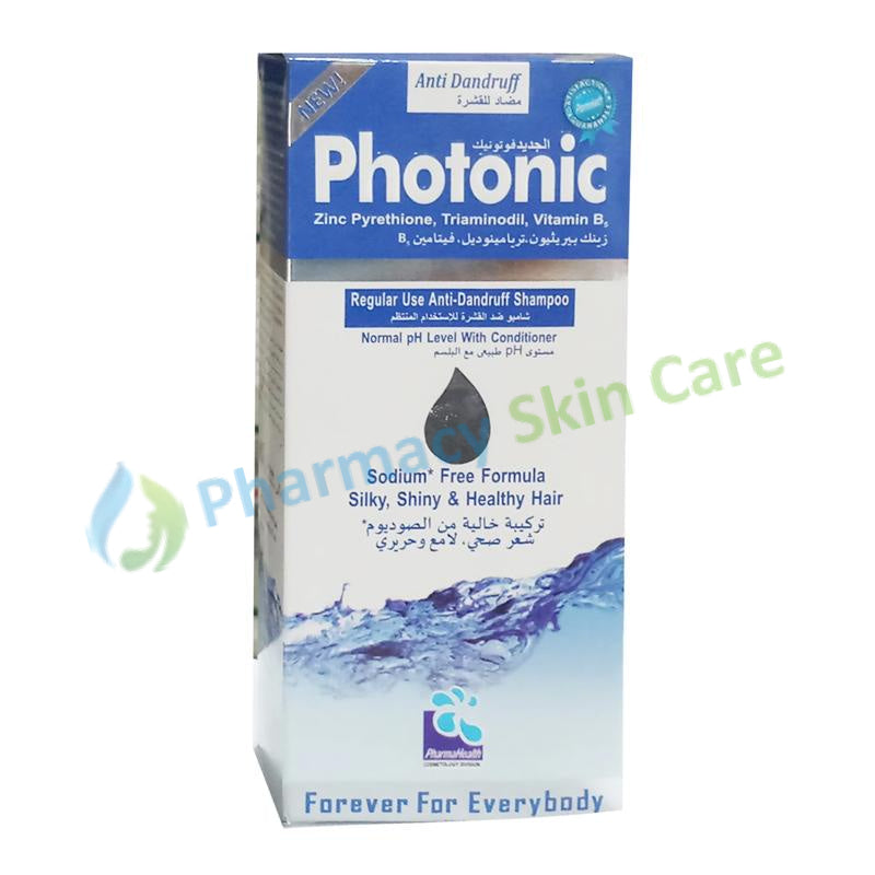 Photonic Anti-Dandruff Shampoo 120ml PharmaHealth Zinc Pyrethione, Triaminadil, Vitamin B,B