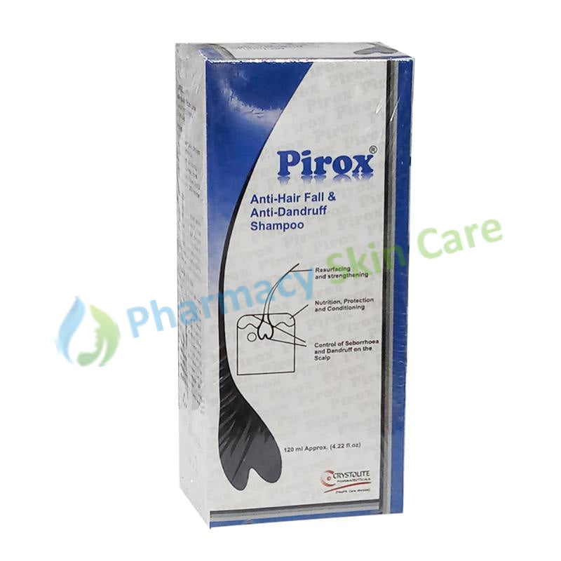 Pirox Shampoo 120ml Crystolite Pharma Anti-Hairfall & Anti-Dandruff