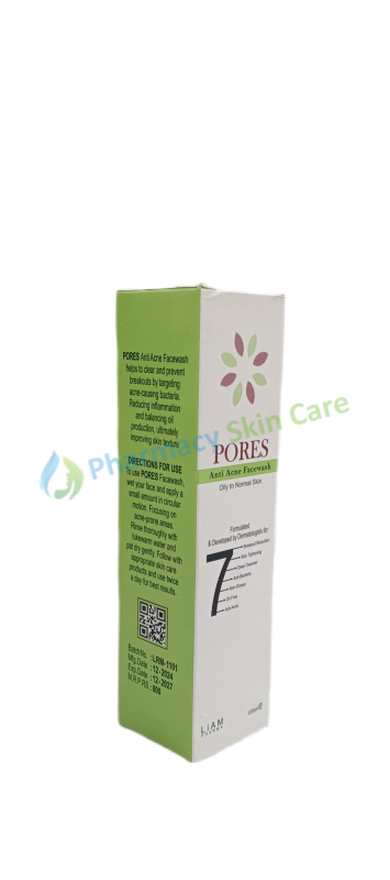 Pores Anti Acne Face Wash 120ml face wash
