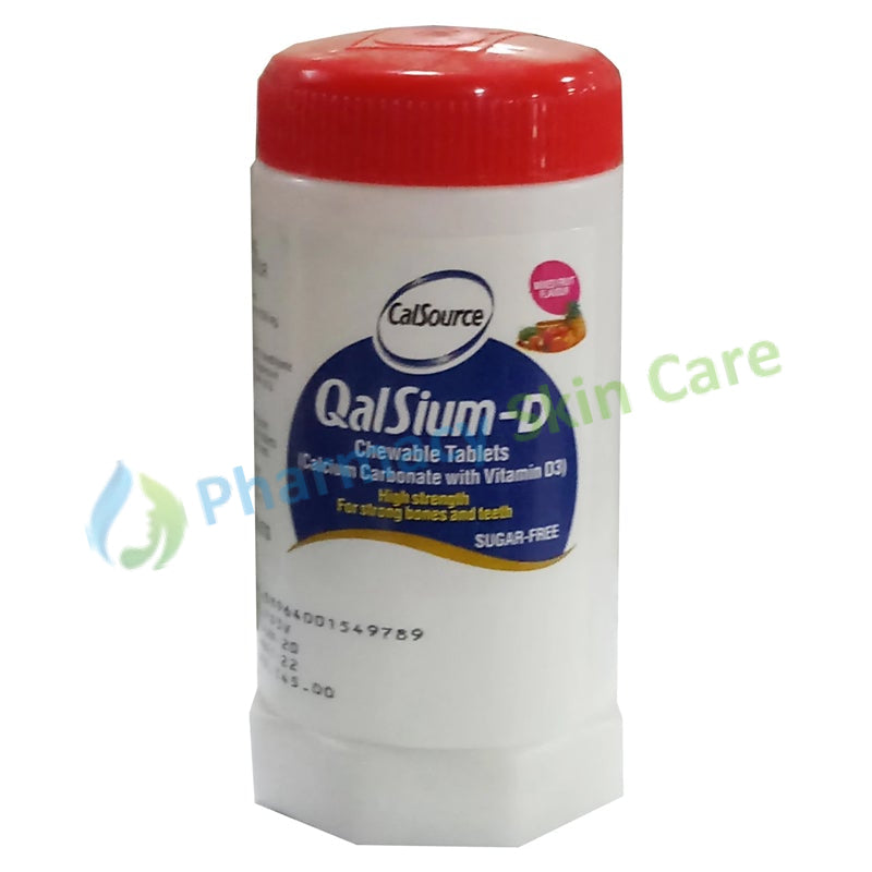 Qalsium D Mix Fruit Tablet Supliments Calcium Carbonate With vitamin D3