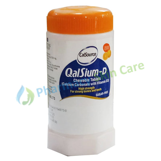 Qalsium D Orange Supliments Calcium Carbonate With vitamin D3