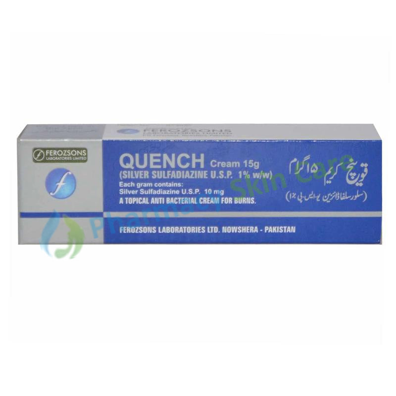 Quench 15g Cream Ferozsons Laboratories Ltd Anti Bacterial Silver Sulphadiazine