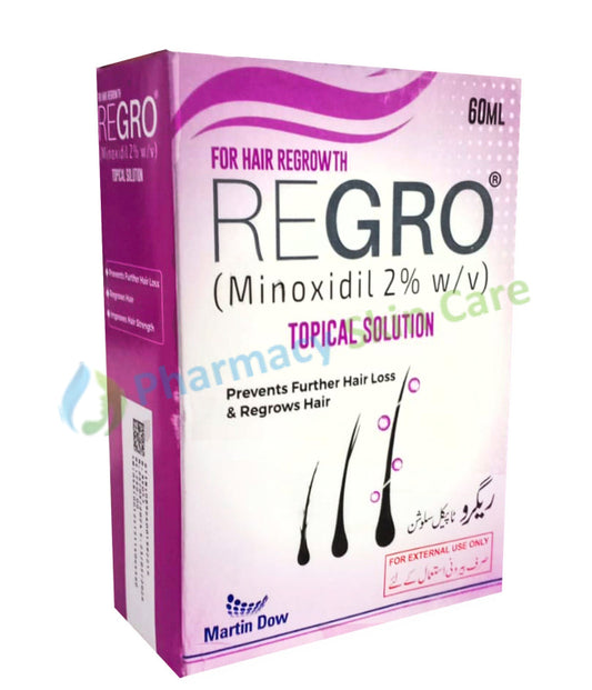 Regro 2% Topical Solution 60ml Personal Care