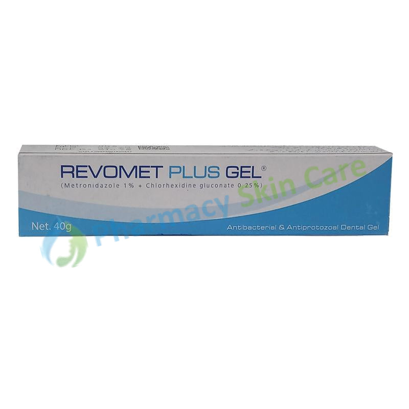 Revomet Plus gel40gm Kaizen Pharmaceuticals Pvt Ltd Metronidazole 1 Chlorhexidine gluconate 0.25