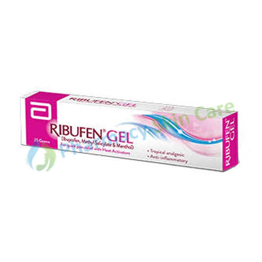 Ribufen Gel 25gm Ibuprofen Menthol Methyl Salicylate Abbott Pharma