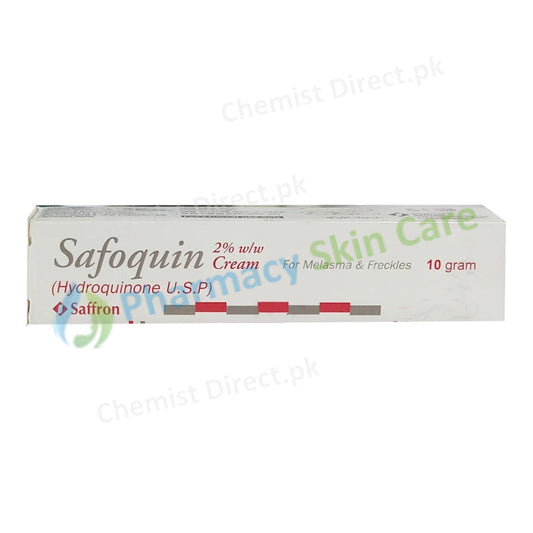Safoquin 2_ Cream 10g Saffron Pharmaceuticals Pvt_ Ltd Dipigmenting Agent Hydroquinone