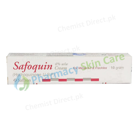 Safoquin 4_ Cream Saffron Pharmaceuticals Pvt_ Ltd. Dipigmenting Agent Hydroquinone