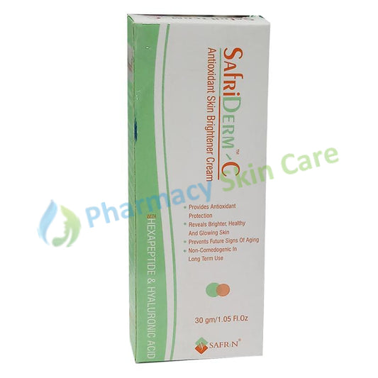 Safriderm C Cream Safrin Pharma Antioxidant Skin Brightening Cream