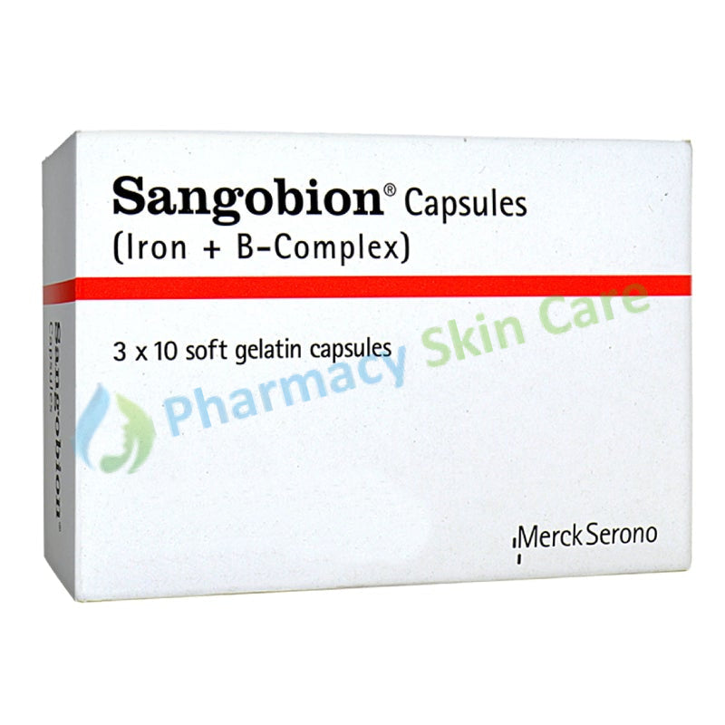  Sangobion Capsule Martin Dow Pharmaceuticals Anti-Anemic Iron + B-Complex